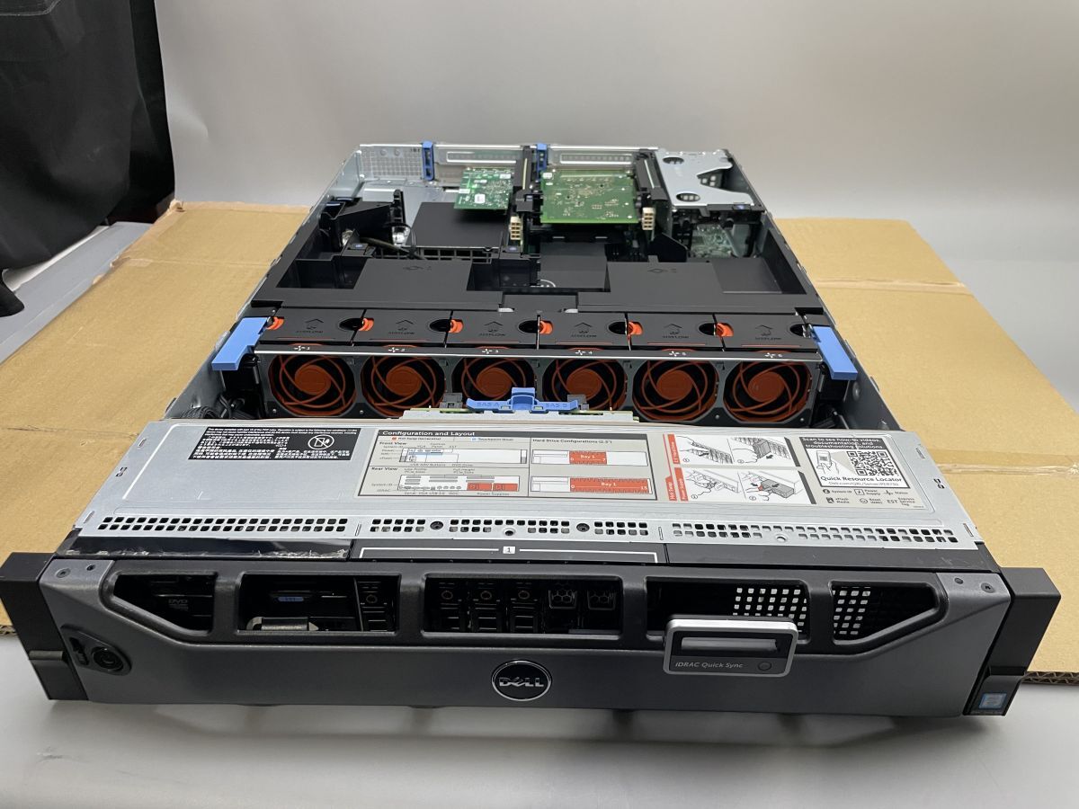 ★1円スタート★DELL PowerEdge R730 Xeon E5-2697A v4 32GB★現状引渡★ストレージ/OS無★BIOSまでの動作確認★の画像2