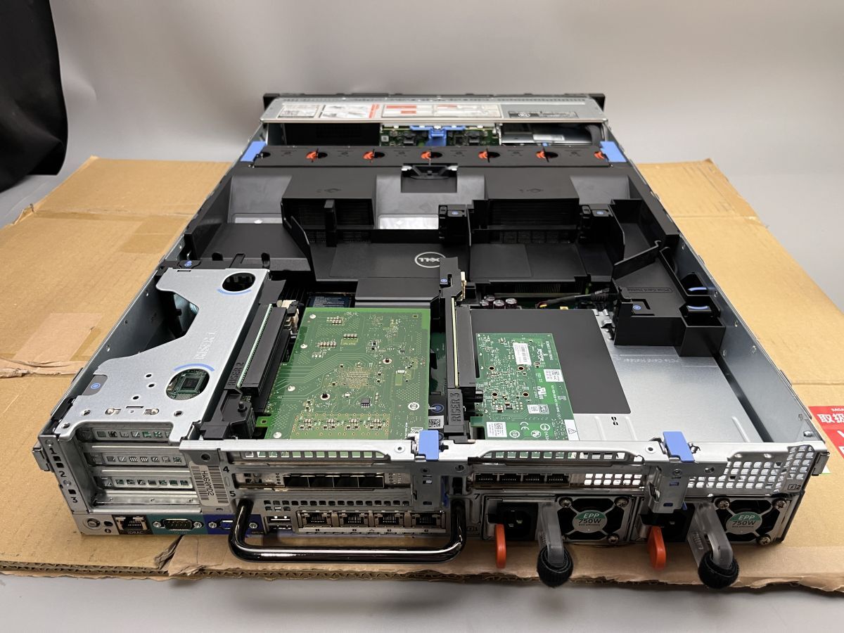 ★1円スタート★DELL PowerEdge R730 Xeon E5-2620 v4 32GB★現状引渡★ストレージ/OS無★BIOSまでの動作確認★の画像3