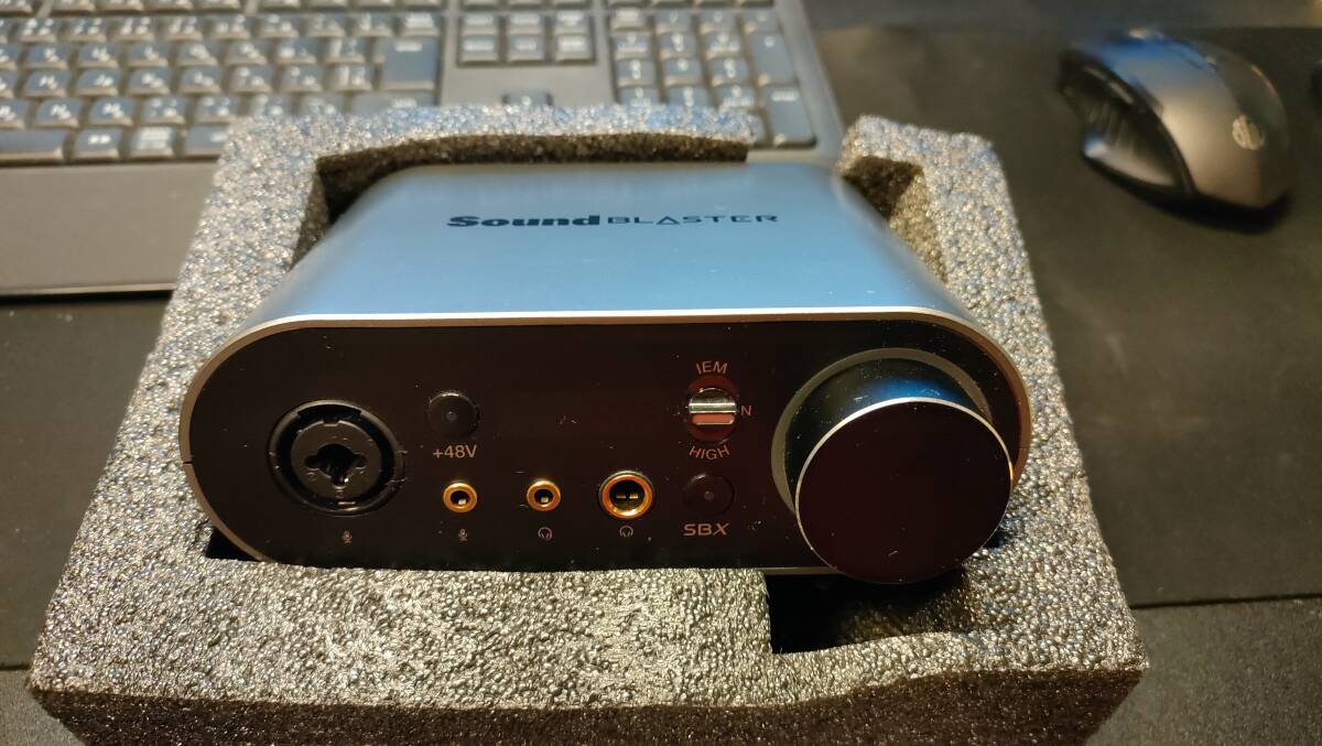 CREATIVE Sound Blaster AE-9 オペアンプ交換済み!!の画像3