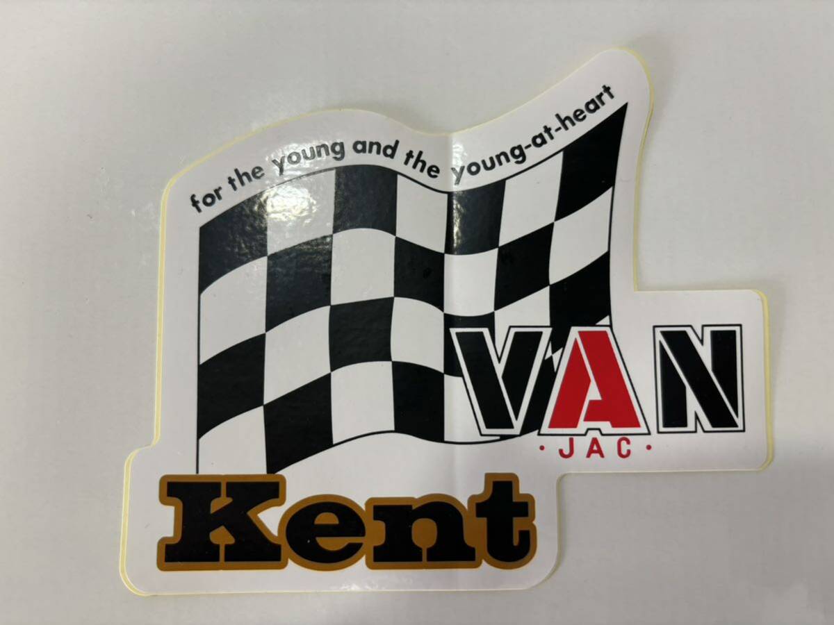 ★昭和とVANと おもちゃ★ VAN JAC STICKERS ③4点 チェッカーフラッグtype 4点の画像6