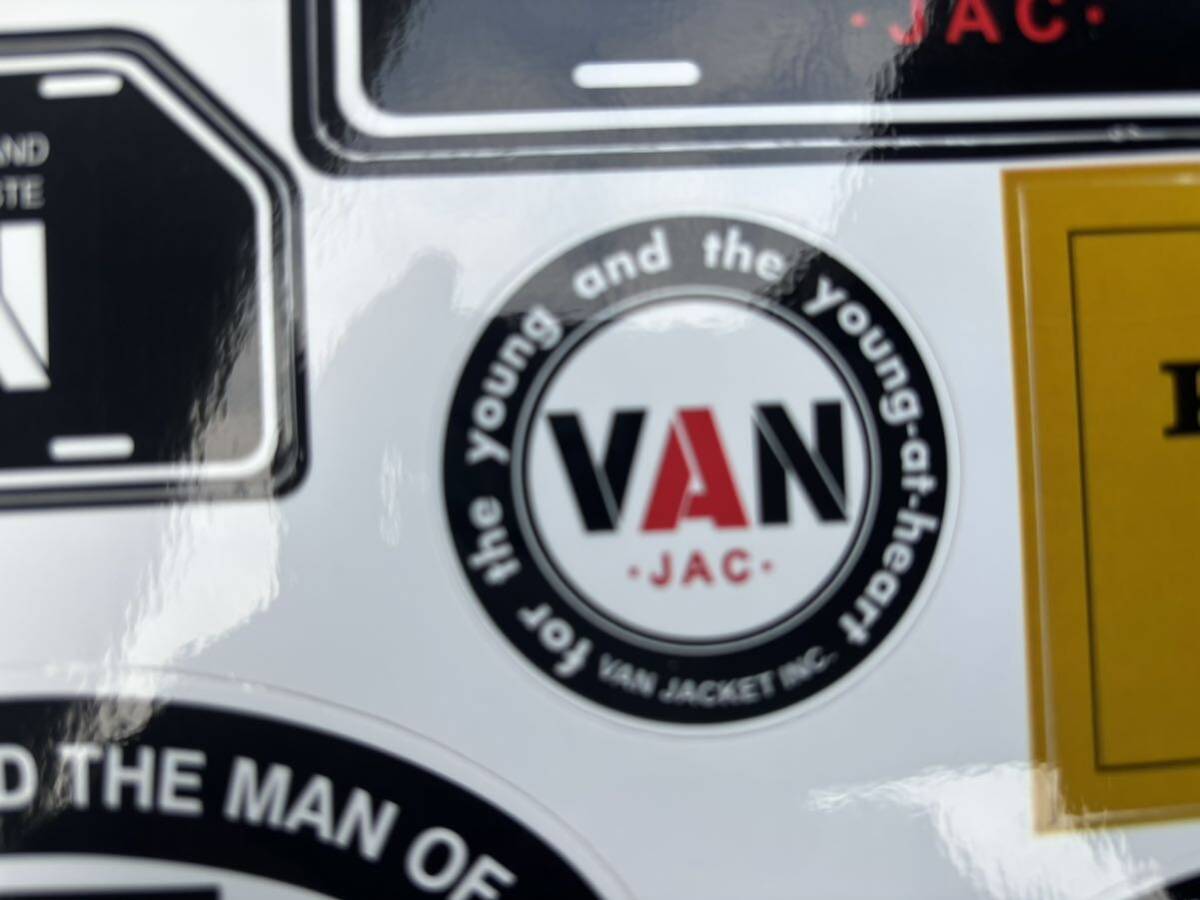 ★昭和とVANと おもちゃ★ VAN JAC OMNIBUS STICKERS A4サイズ 9点の画像5