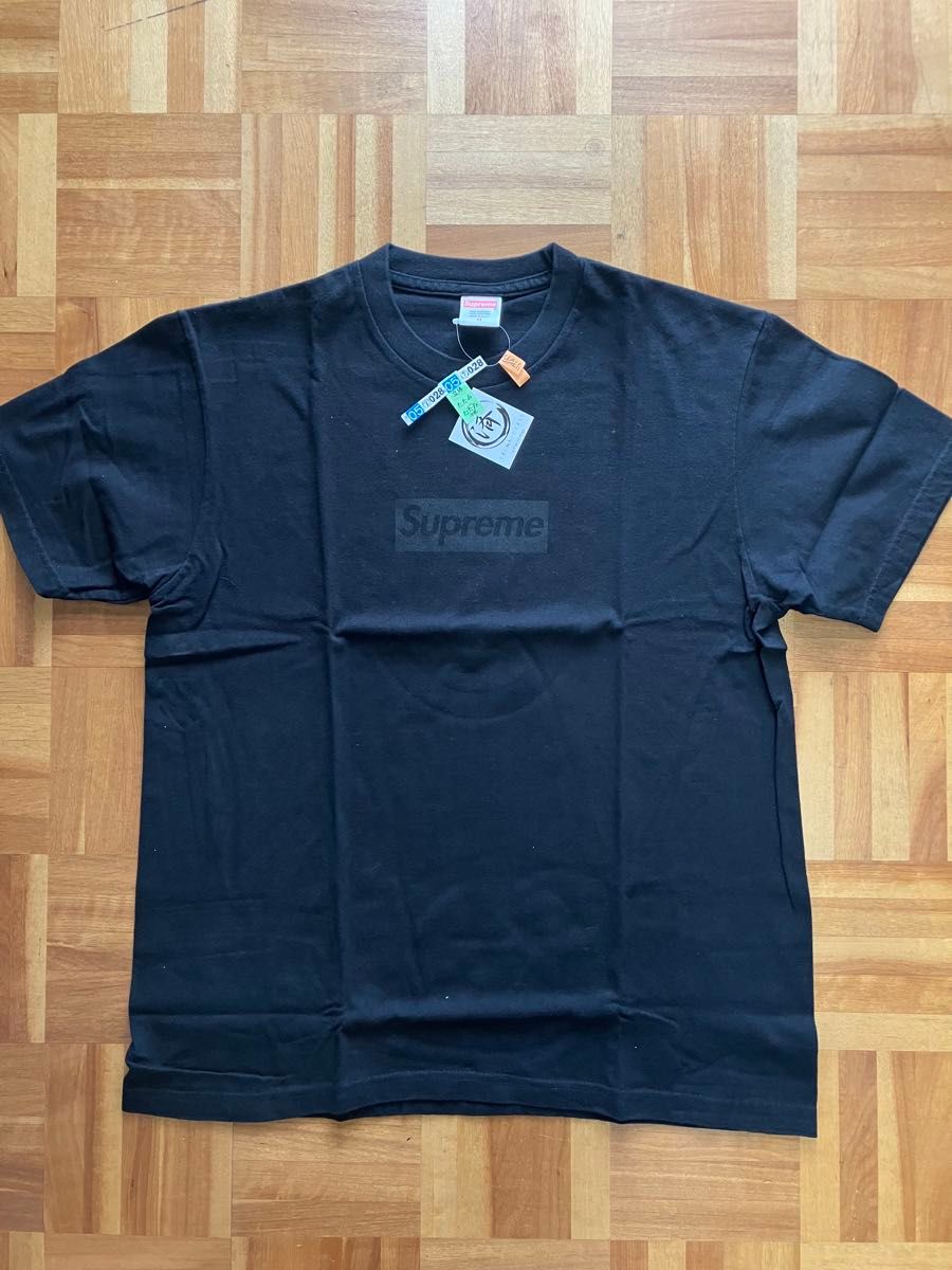 Supreme Tonal Box Logo シュプリーム トーナルボックスロゴ 半袖Tシャツ M 黒