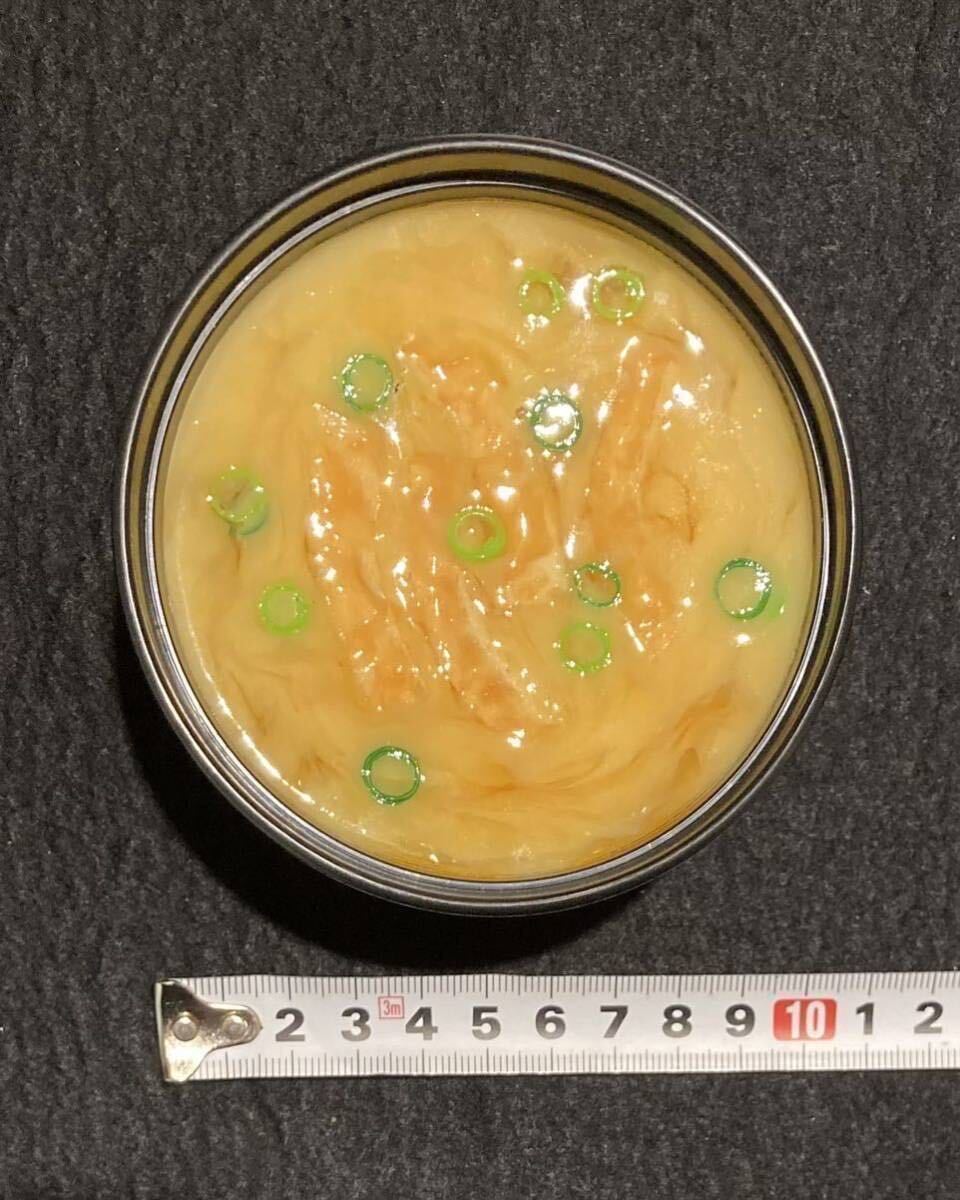 食品サンプル　みそ汁　油揚げネギ　器付き_画像2