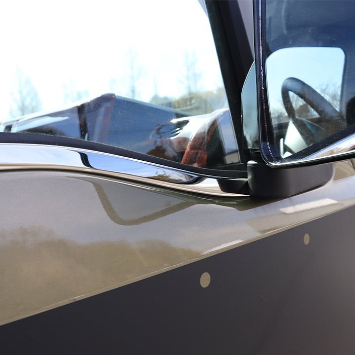 ハイゼット トラック S500系 前期 後期 メッキ ウィンドウ トリム 左右セット 新品 ジャンボ対応 モール ウェザー ストリップ ステンレス_画像2