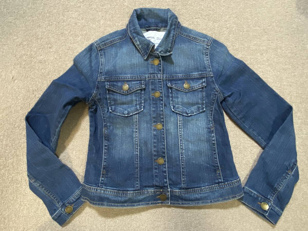  super-discount! GAP KIDS Gap Kids Denim jacket G Jean 140 standard /RA