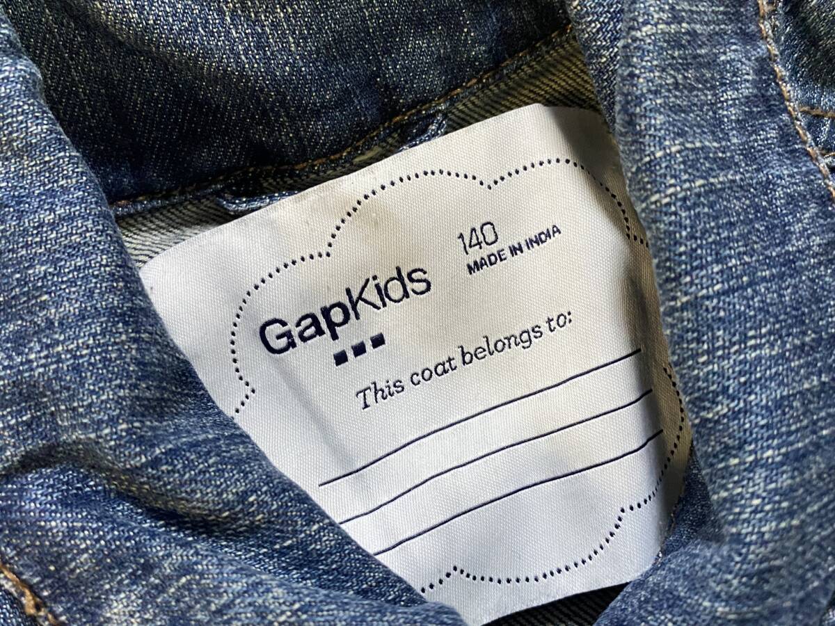  super-discount! GAP KIDS Gap Kids Denim jacket G Jean 140 standard /RA