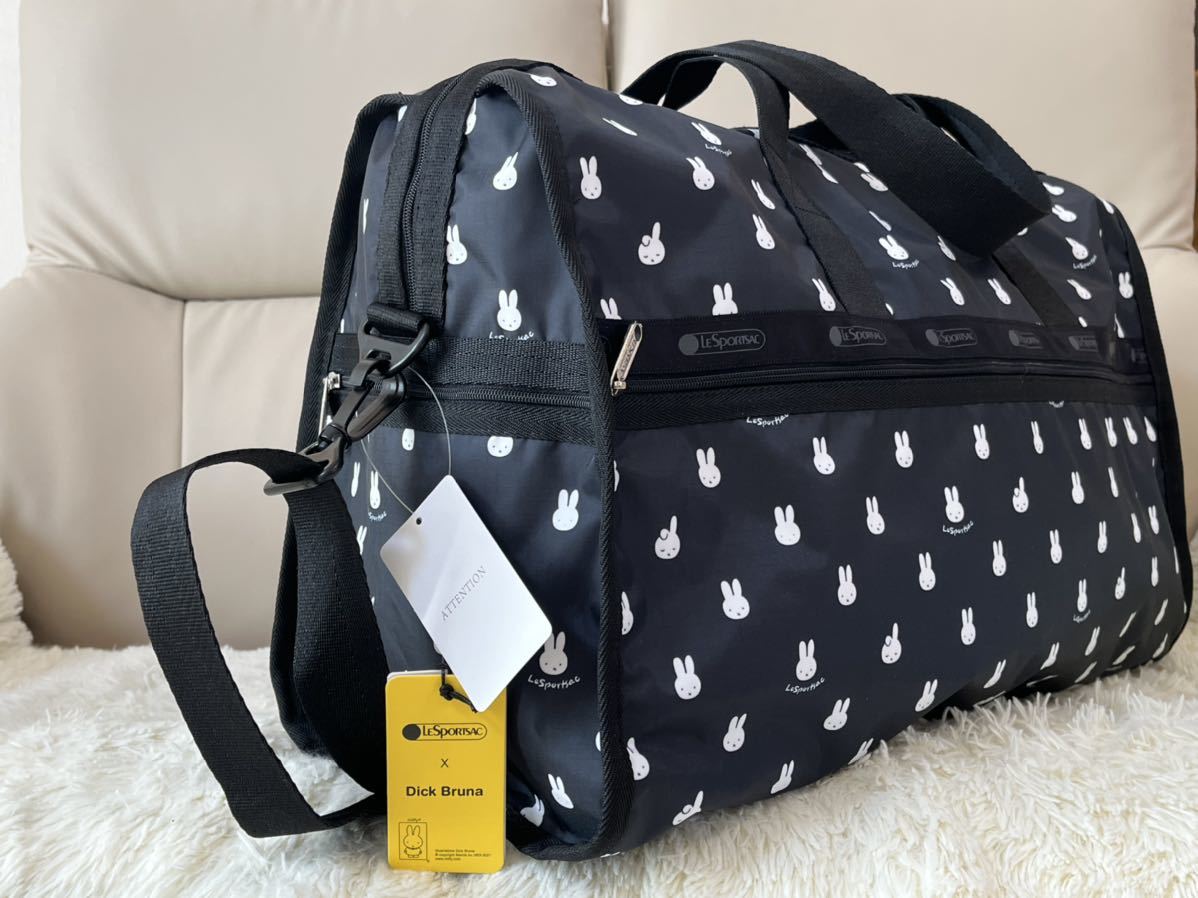 LeSportsac レスポートサック DELUXE LG WEEKENDER 4319 G825 ミッフィーアンドダーンブラックの画像3