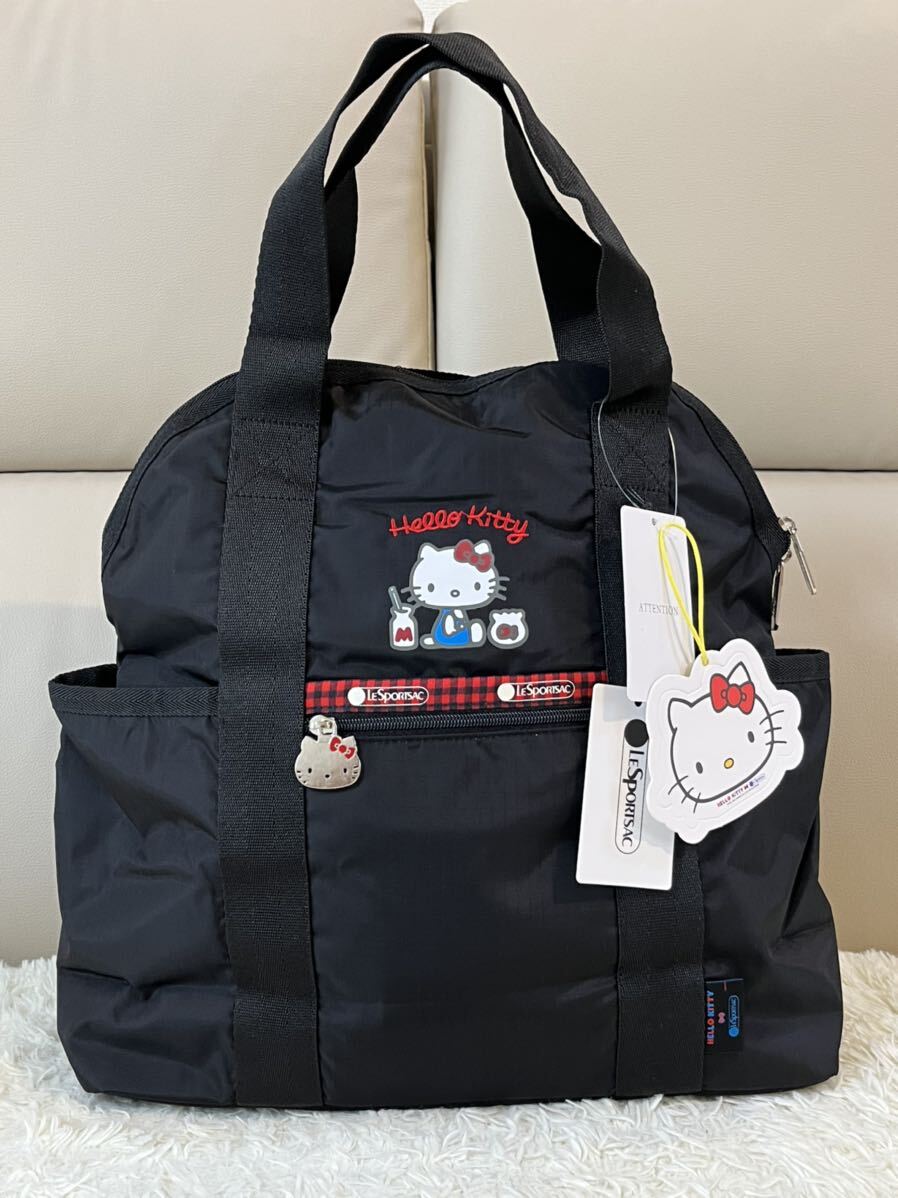 レスポートサック LeSportsac リュックサック DOUBLE TROUBLE BACKPACK 2442 ハローキティ Hello Kittyの画像1