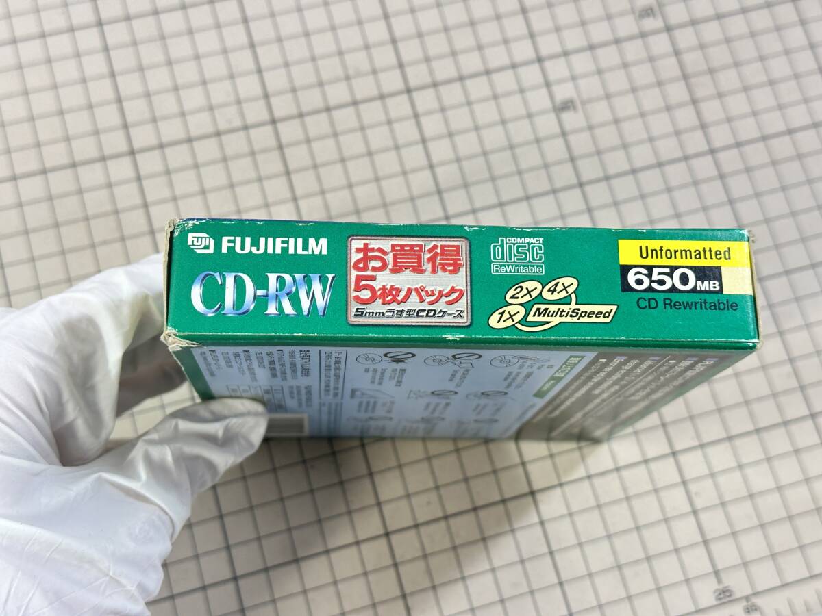 [ новый товар ]FUJIFILM Fuji плёнка CD-RW 650MB. сделка 5 листов упаковка 4902520210692