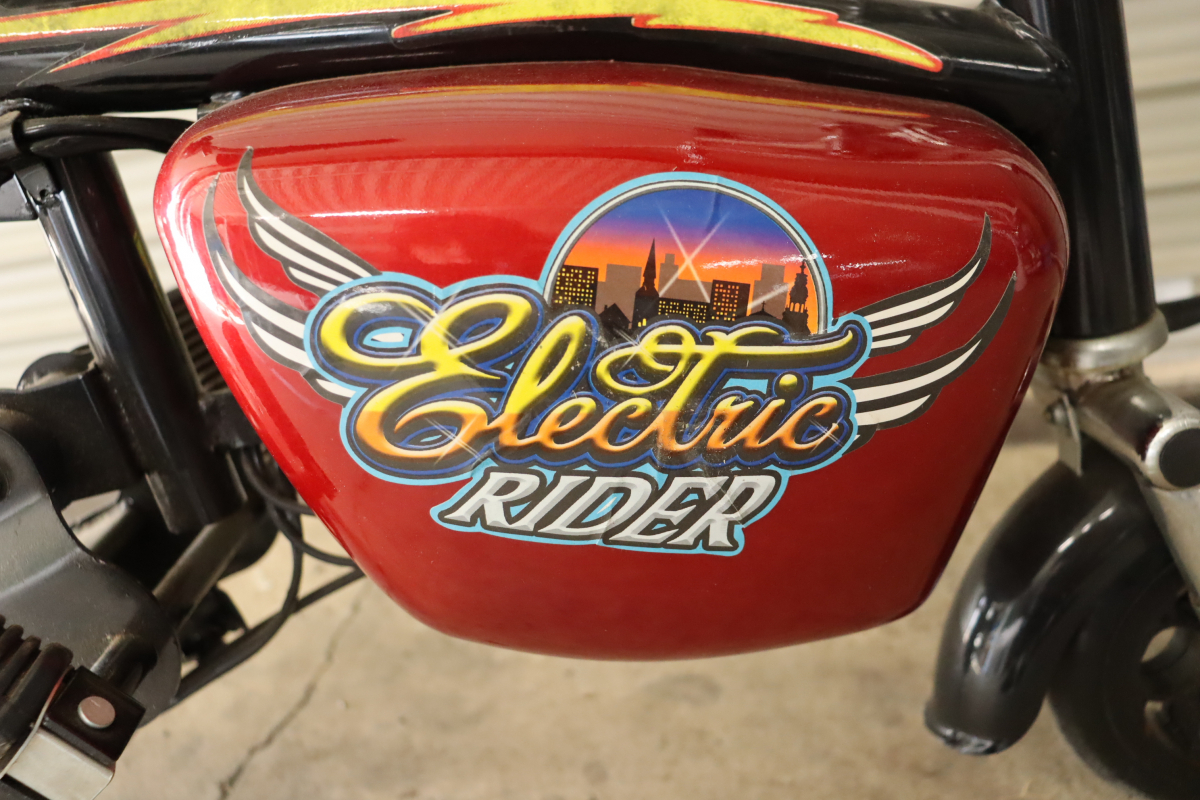 ◎Electric RIDER SL-30 電動ミニモンキー 電気バイク 子供用 レッドカラー W約750×H約780×D約530ｍｍ Cランク 003IPZIA93の画像3