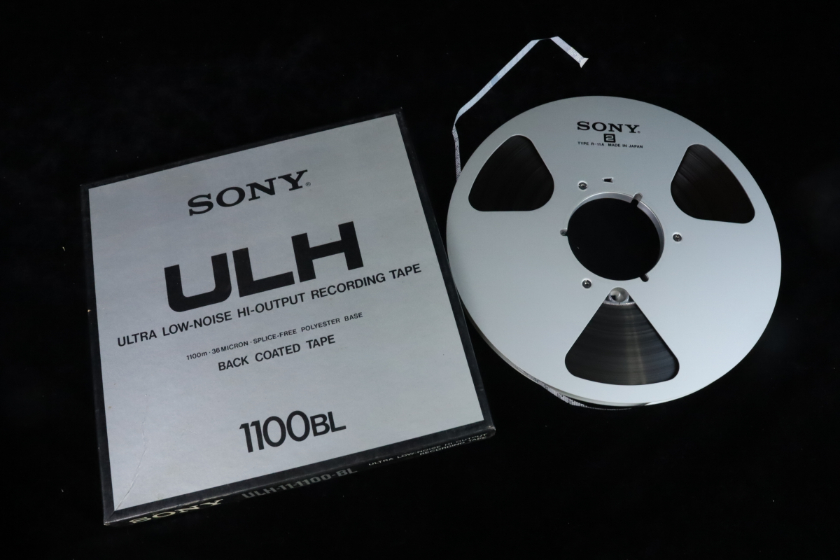 SONY 1100BL ソニー ULH ULTRA LOW-NOISE HI-OUTPUT RECORDING TAPE オープンリールテープ 箱付き 003IDLIB80_画像1