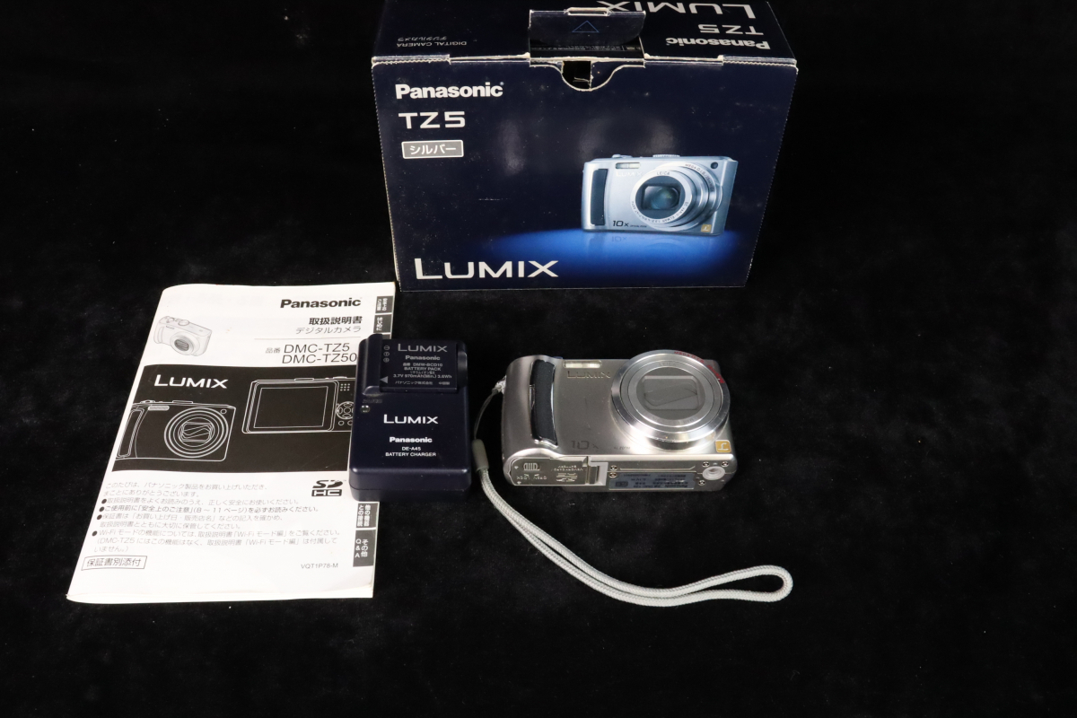 Panasonic DMC-TZ5 パナソニック コンパクトデジタルカメラ デジカメ シルバーカラー 取扱説明書付き 撮影機 004IPGIW98の画像3