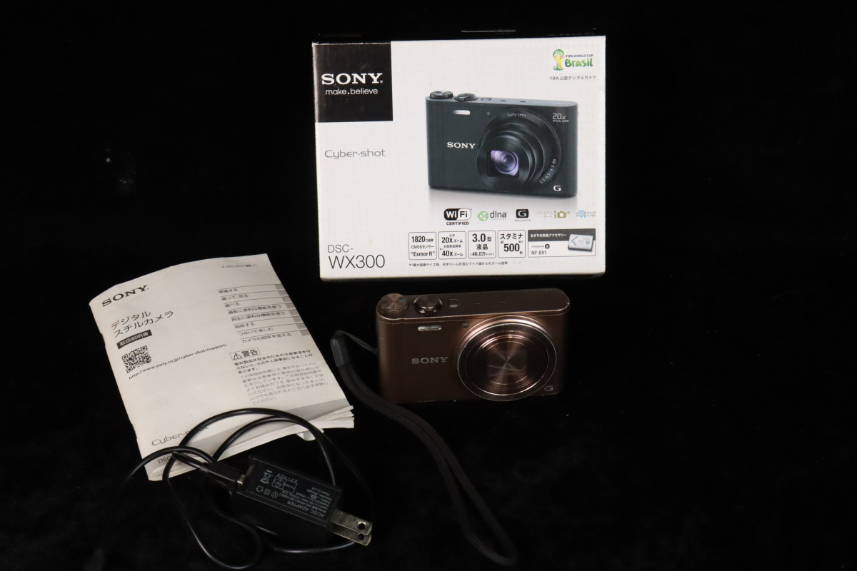 SONY DSC-WX300 ソニー Cyber-shot サイバーショット コンパクトデジタルカメラ デジカメ 取扱説明書付き 映像機器 008IPHIW99_画像3