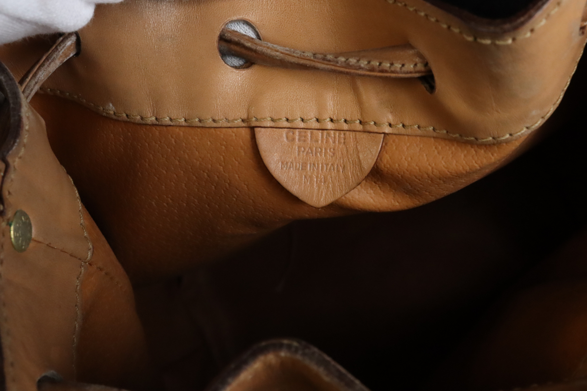 CELIN Celine Macadam M14 сумка на плечо мешочек плечо большая сумка сумка имеется Brown цвет женский сумка 010IDGIW02