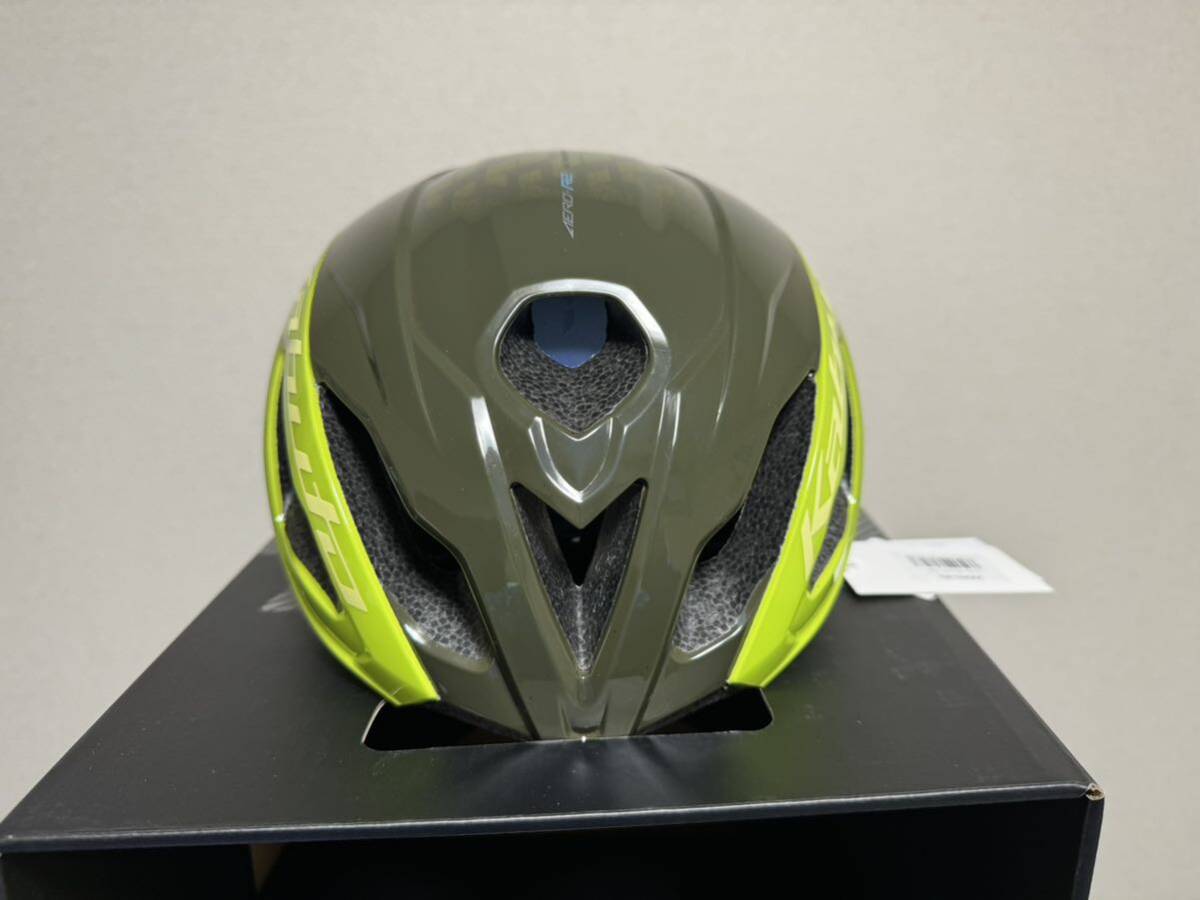 OGK Kabuto AERO-R2 ヘルメット XS/S OLIVE YELLOW オリーブイエロー_画像1