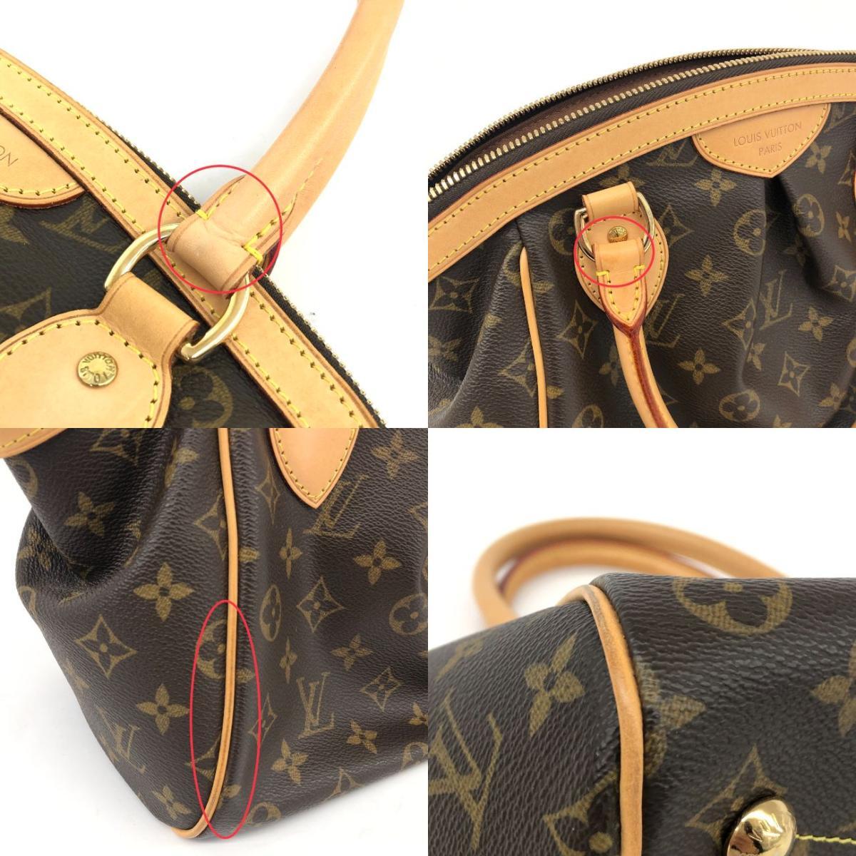 良好◆LOUIS VUITTON ルイヴィトン ティボリPM ハンドバッグ◆M40143 ブラウン モノグラム レディース bag 鞄_画像9