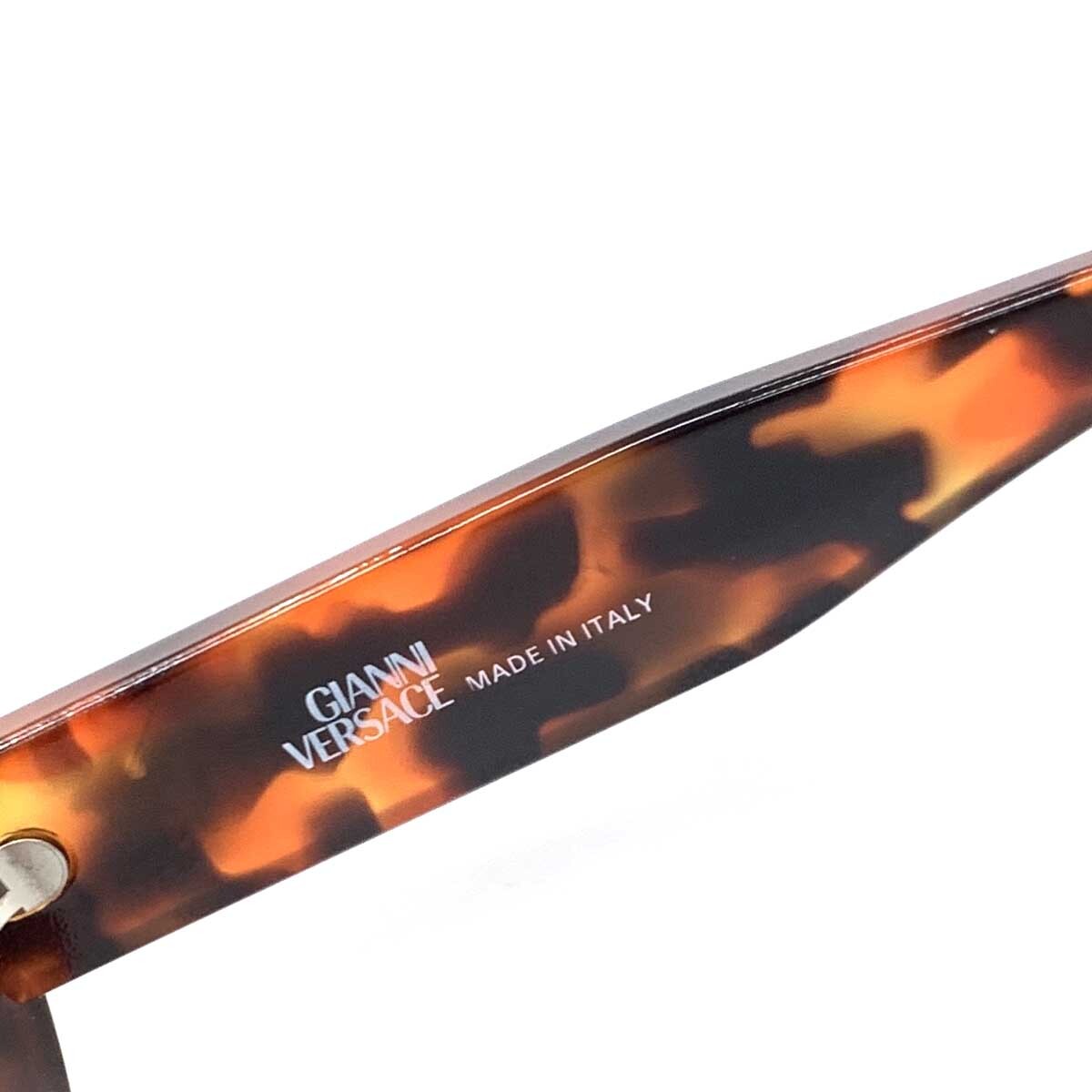 ◆Gianni Versace ジャンニヴェルサーチ サングラス◆MOD415 ブラウン レディース ヴィンテージ イタリア製 sunglasses 服飾小物_画像6