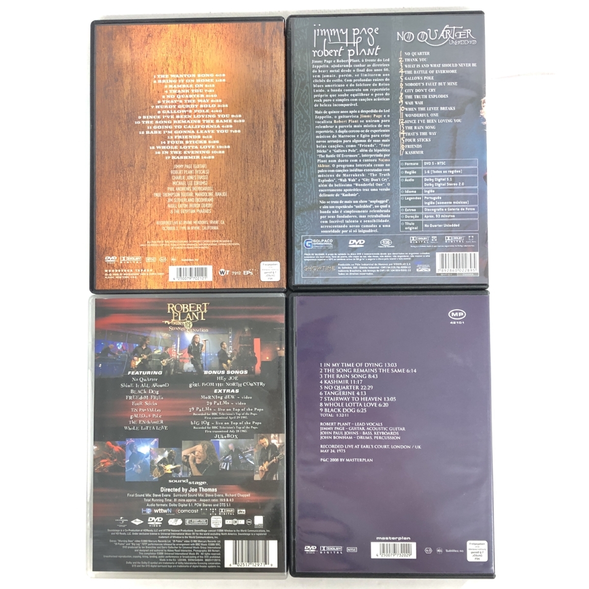 ◆LED ZEPPELIN レッド・ツェッペリン ライブ DVD ◆4本 まとめ ジミーペイジ ロバートプラント ディスクの画像2