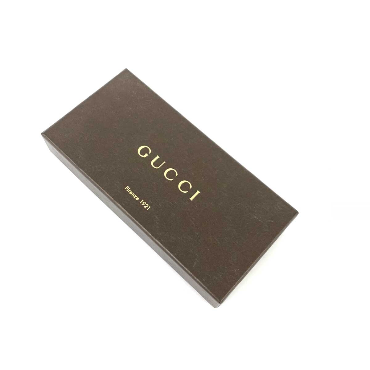 美品◆GUCCI グッチ ツイリースカーフ◆ ネイビー シルク100％ インターロッキング レディース イタリア製 絹 服飾小物_画像6