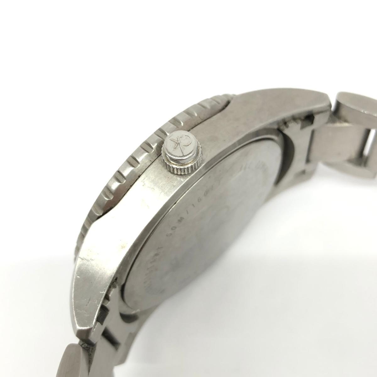 *CALVIN KLEIN Calvin Klein наручные часы кварц *K32111 черный / серебряный цвет SS мужской часы watch