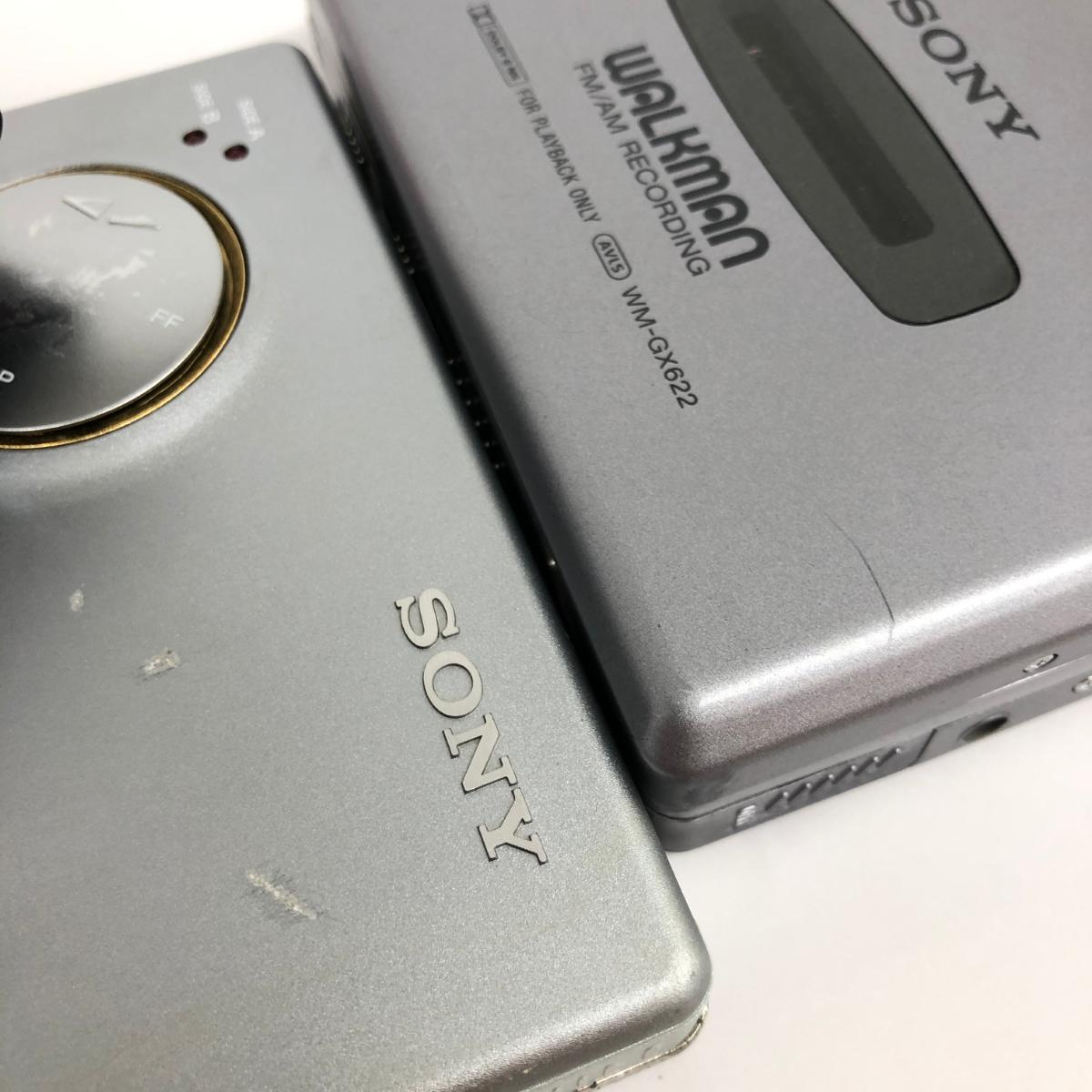 ジャンク品◆SONY ソニー カセットプレーヤー ウォークマン◆3台セット WM-GX622 TCS-70 WM-600 ブラック/シルバーカラー 家電の画像10