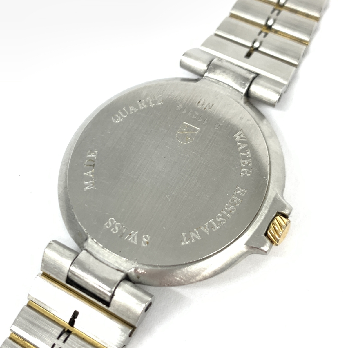 *dunhill Dunhill Date wristwatch quartz *6 112118 silver color SS men's watch watch