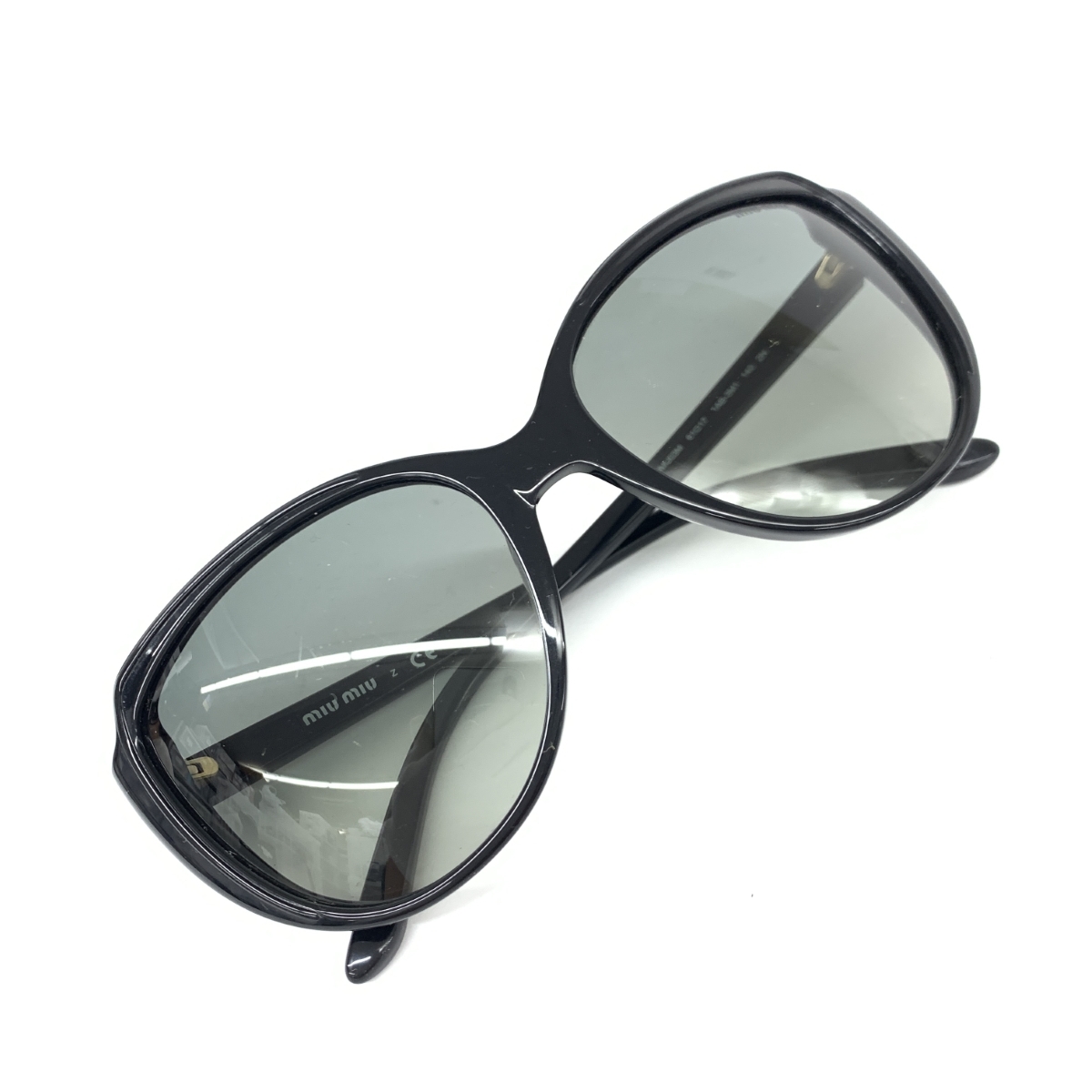 ◆miumiu ミュウミュウ サングラス◆SMU03M ブラック グラデーション レディース 61□17 140 2N sunglasses 服飾小物_画像9