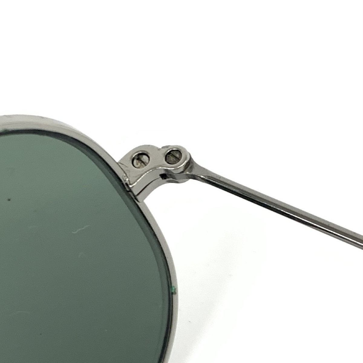 良好◆Ray-Ban レイバン サングラス◆W3131 シルバーカラー ティアドロップ メンズ 62□16 sunglasses 服飾小物の画像4