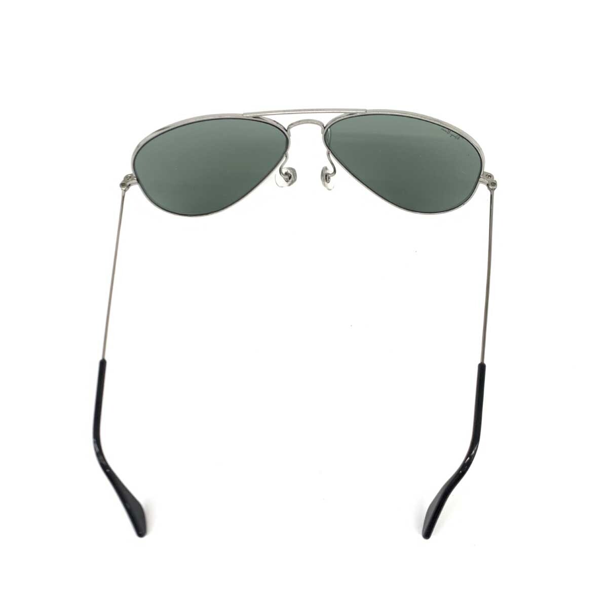 良好◆Ray-Ban レイバン サングラス◆W3131 シルバーカラー ティアドロップ メンズ 62□16 sunglasses 服飾小物の画像3