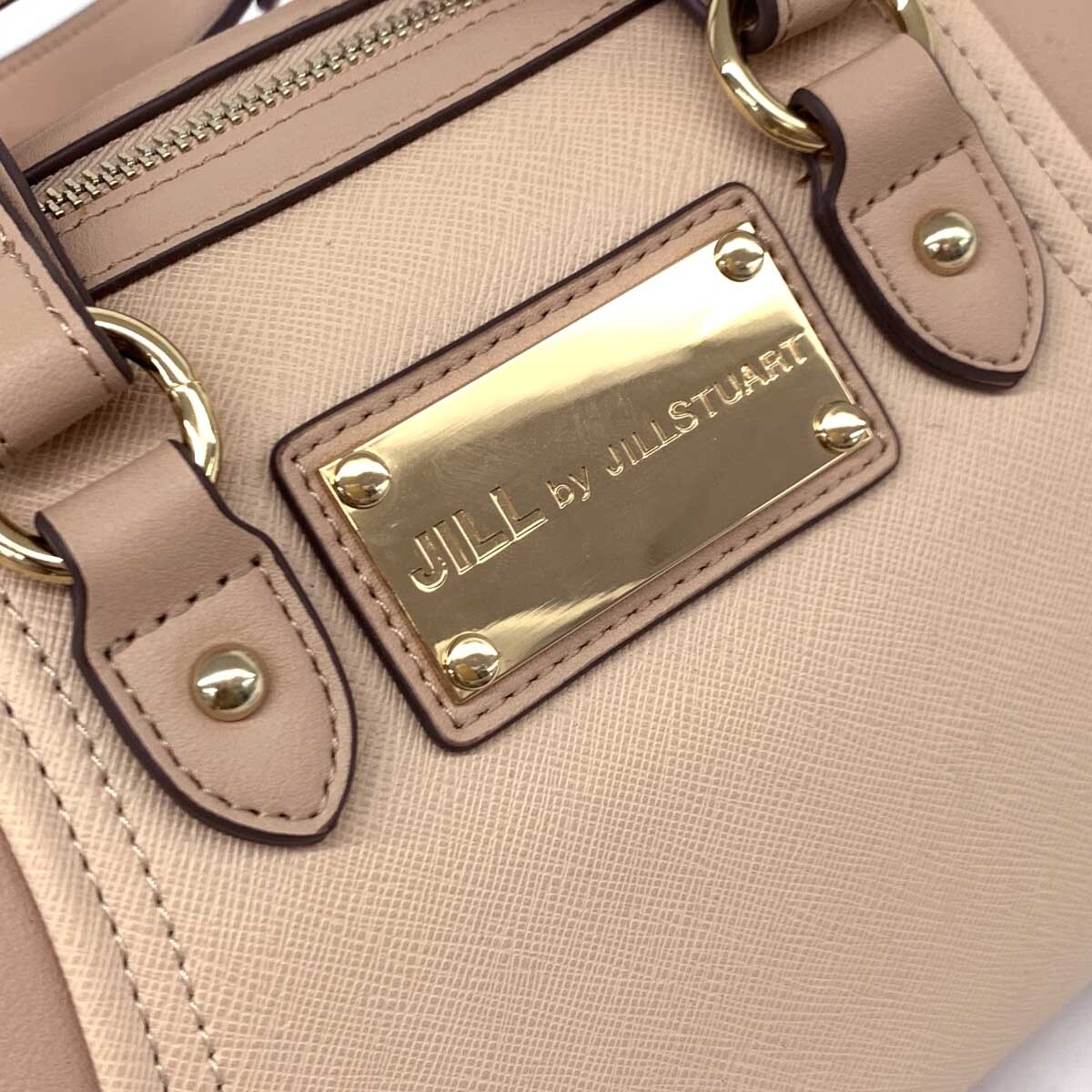 良好◆JILL by JILL STUART ジルバイジルスチュアート 2WAYバッグ◆ ベージュ レディース ミニボストン ショルダー bag 鞄_画像5