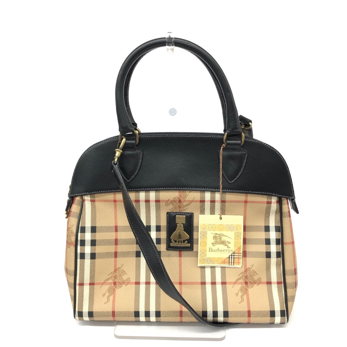 美品◆Burberry's バーバリーズ 2WAYバッグ◆ ベージュ ノバチェック柄 レディース 多機能 bag 鞄 ハンドバッグ ショルダーバッグ_画像1