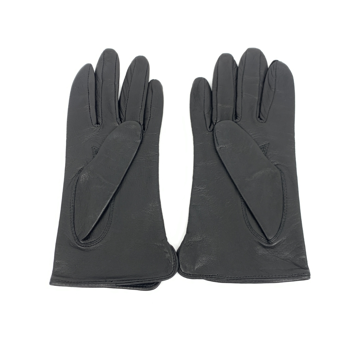 ◆MOSCHINO モスキーノ 手袋 ◆ ブラック レザー スマイリー レディース 手袋 glove グローブ 服飾小物の画像3