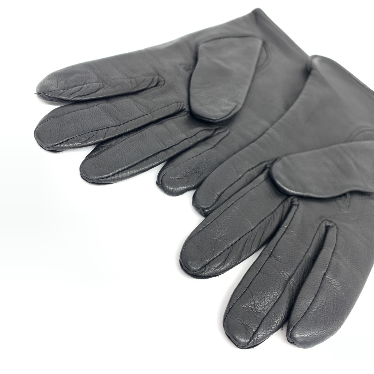 ◆MOSCHINO モスキーノ 手袋 ◆ ブラック レザー スマイリー レディース 手袋 glove グローブ 服飾小物の画像5