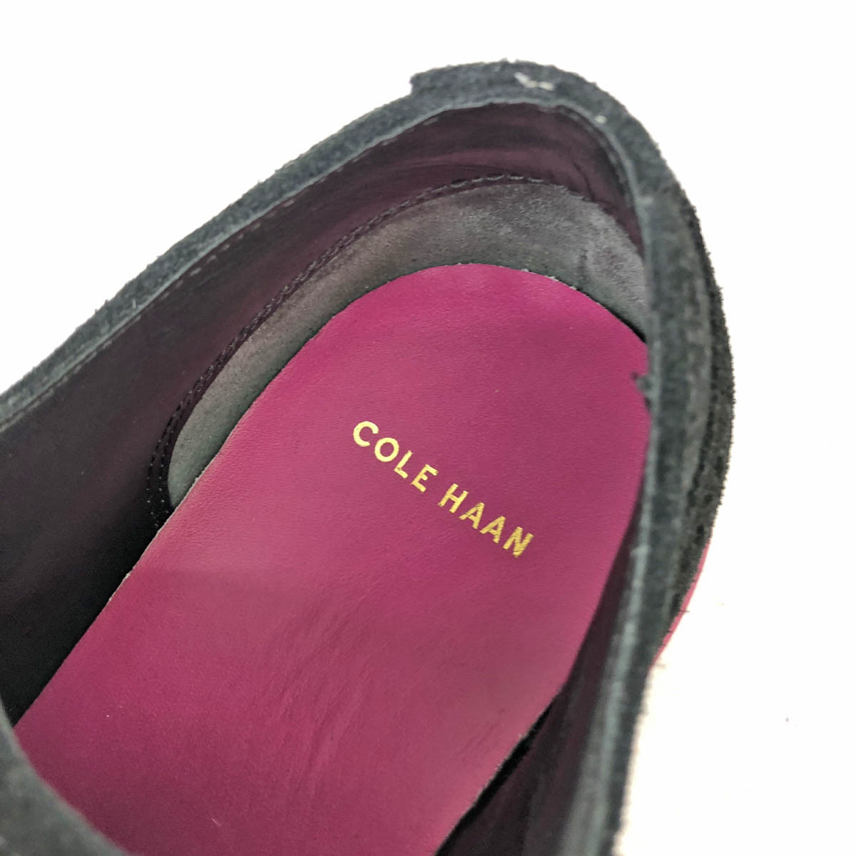 良好◆Cole Haan コールハーン シューズ サイズ5.5◆D38899 ブラック/ピンク レザー レディース 靴 シューズ shoes_画像6
