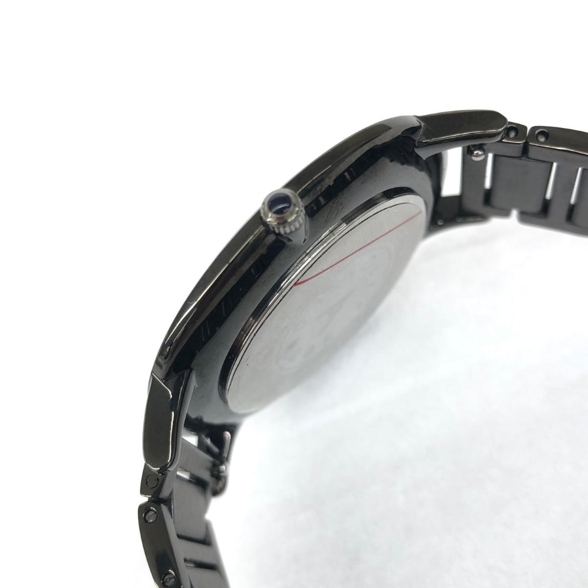 ◆ADEXE アデクス 腕時計 クォーツ◆2578A-08 ブラック SS メンズ ウォッチ watchの画像5