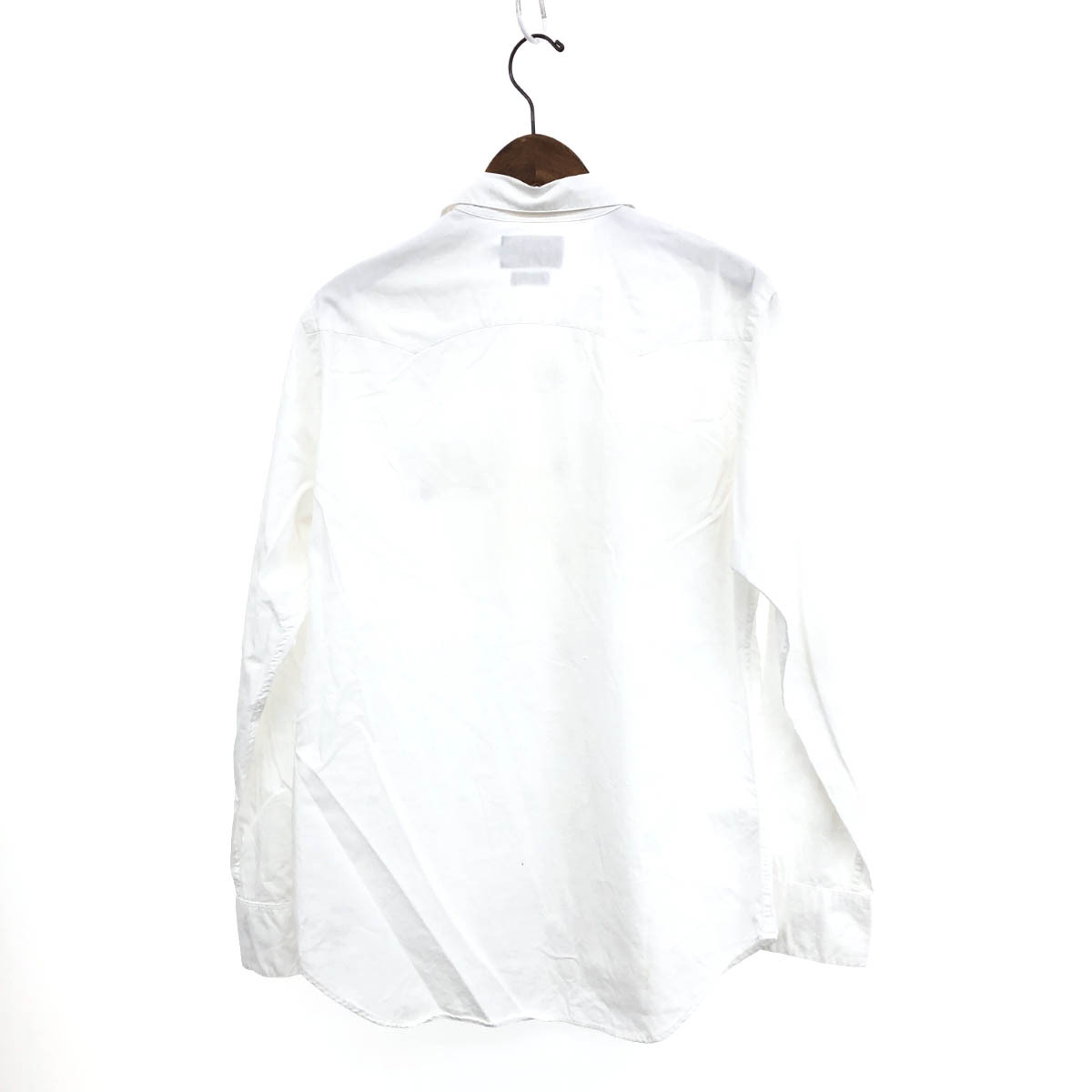 ◆RRL ダブルアールエル ウエスタンシャツ サイズS◆ ホワイト コットン メンズ トップス 長袖_画像2