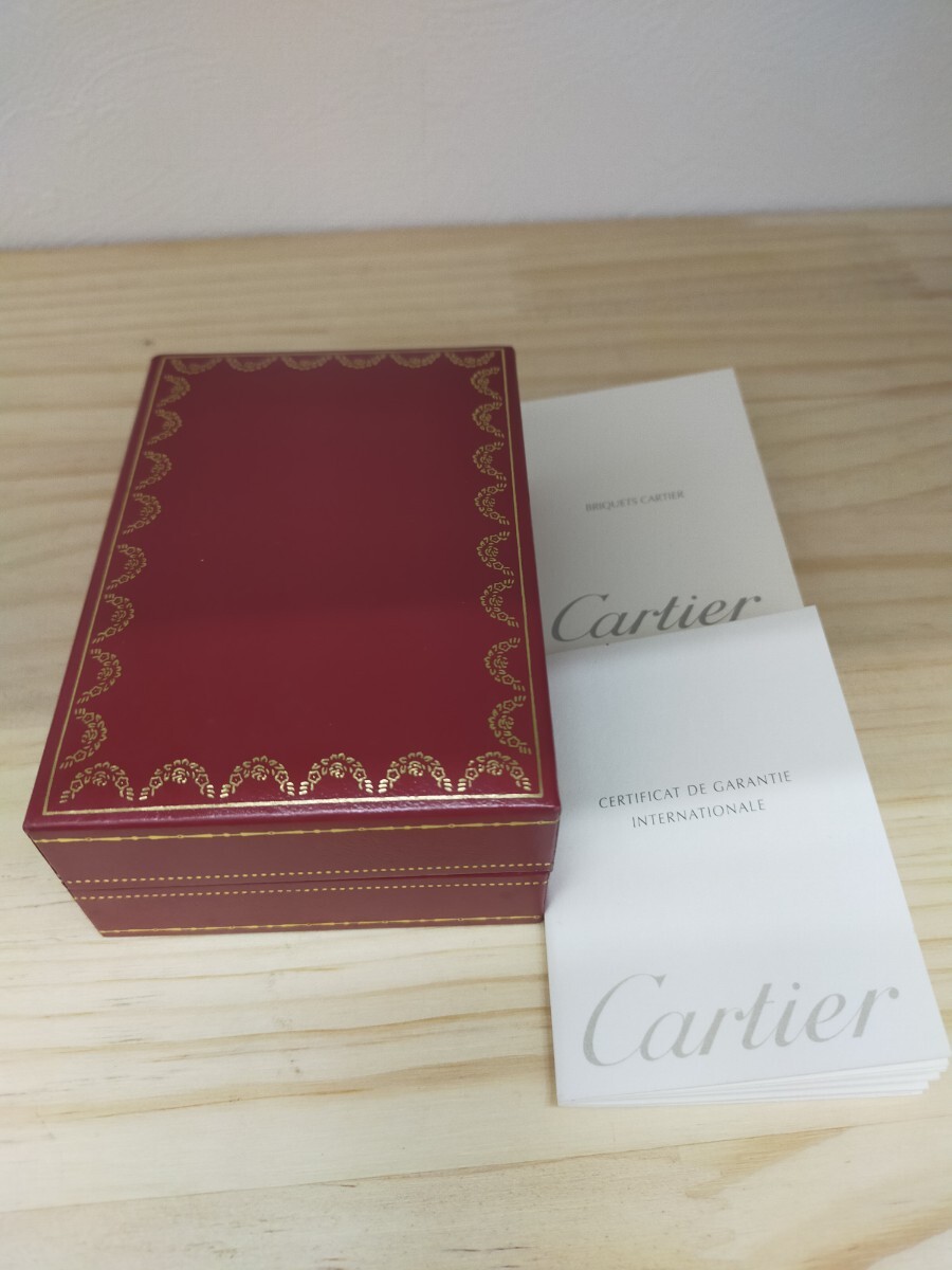 未使用？ 超超極美品！ Cartier カルティエ ガスライター ケース付 検 ライター シルバー ゴドロン オーバル CARTIERの画像10