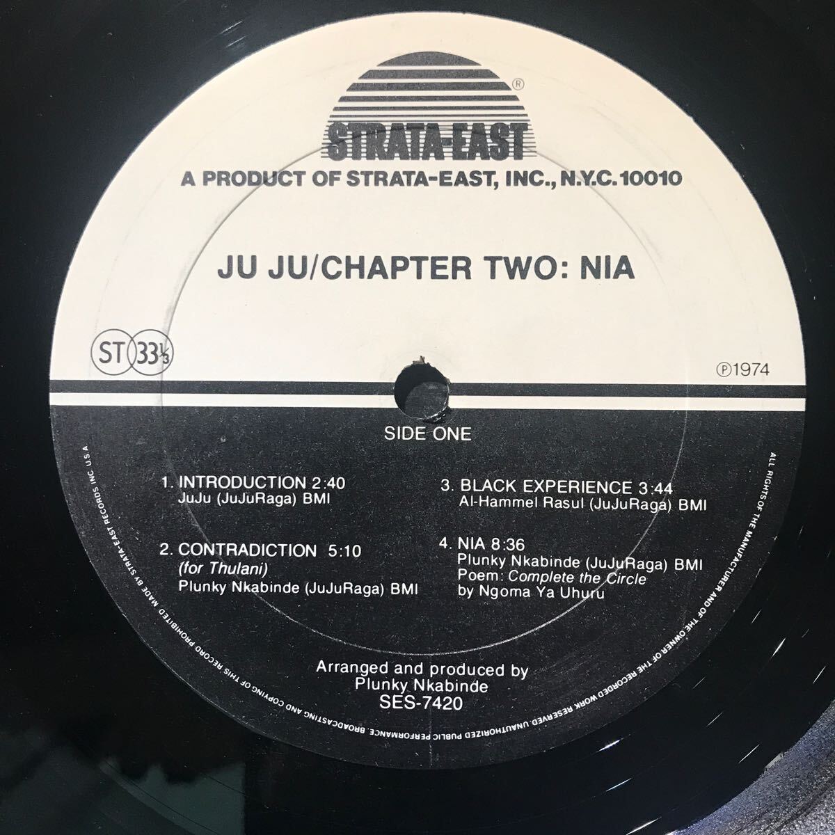 Ju Ju / Chapter Two:Nia USオリジナル盤_画像3