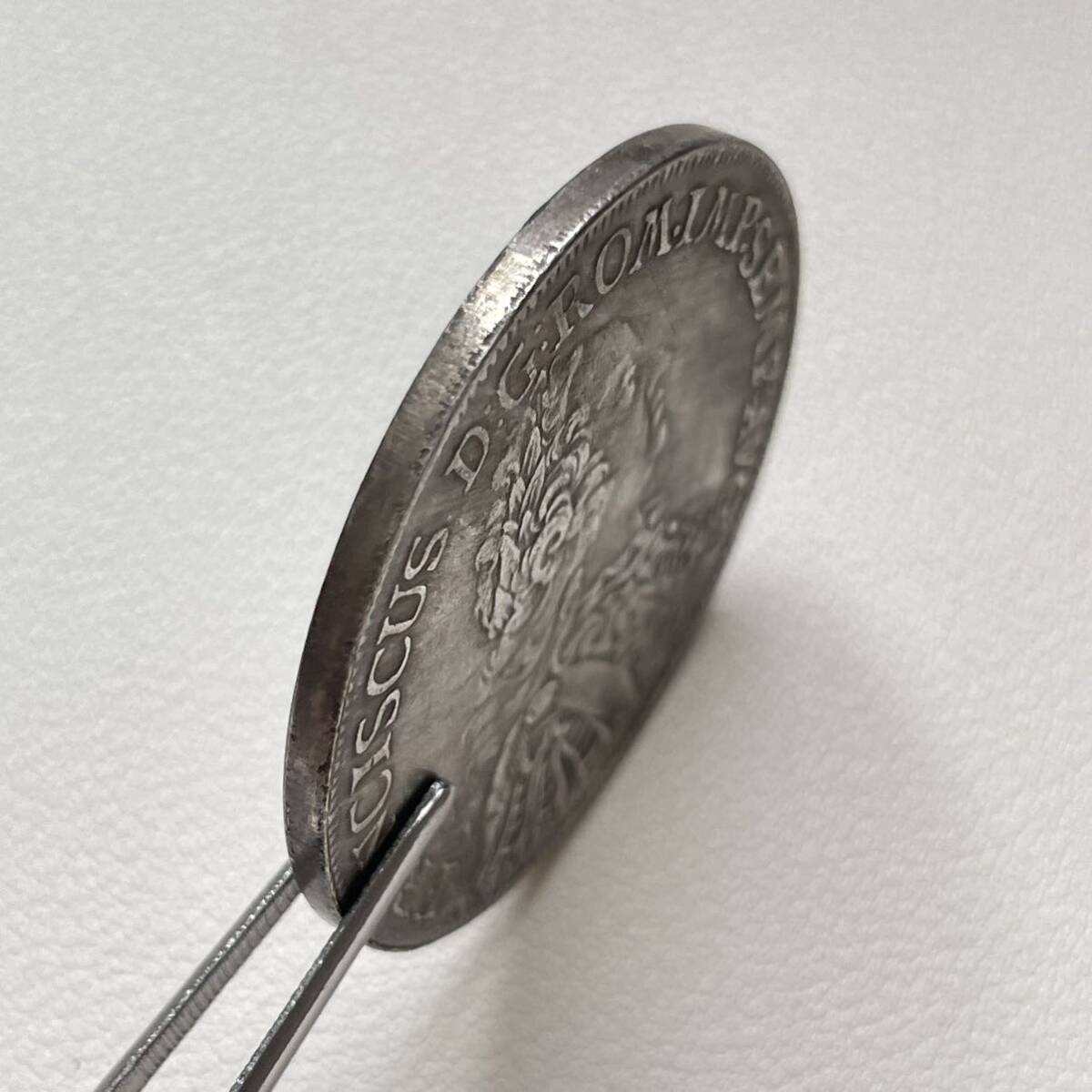 ドイツ 硬貨 古銭 レーゲンスブルク 1756年 フランシス1世 自由都市 フランシス 街 コイン 重25.66g_画像3