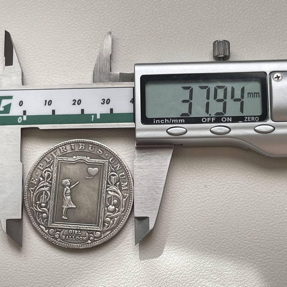 アメリカ 硬貨 古銭 ホーボーニッケルコイン 風船と少女 イーグル リバティ 記念幣 コイン 重20.25gの画像6