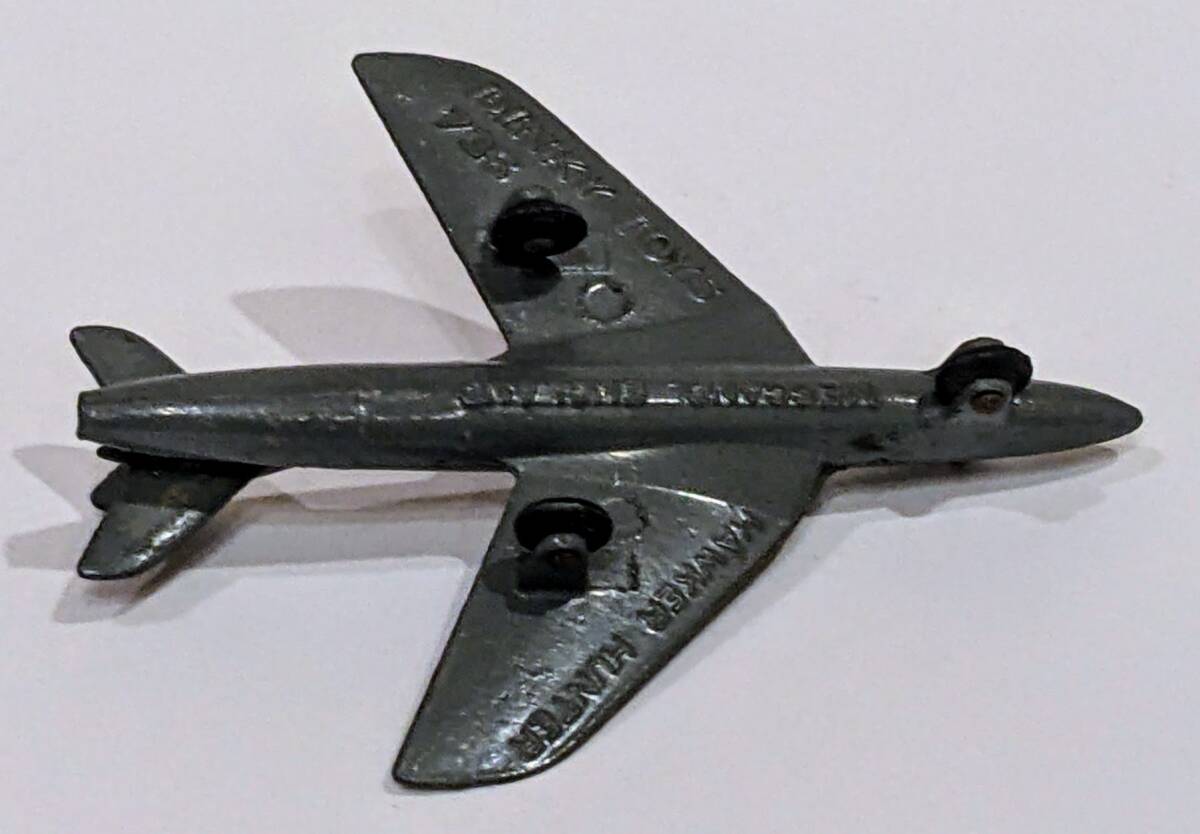 50年代　英ディンキー　ホーカー・ハンター　戦闘機　イギリス製_画像3