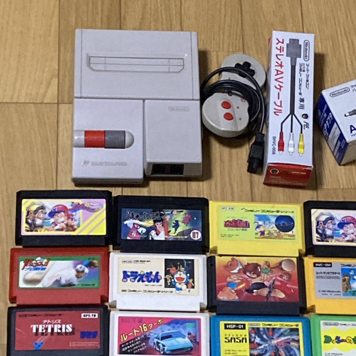 FC ニューファミコン 本体 + ファミコンソフト まとめ セットの画像7