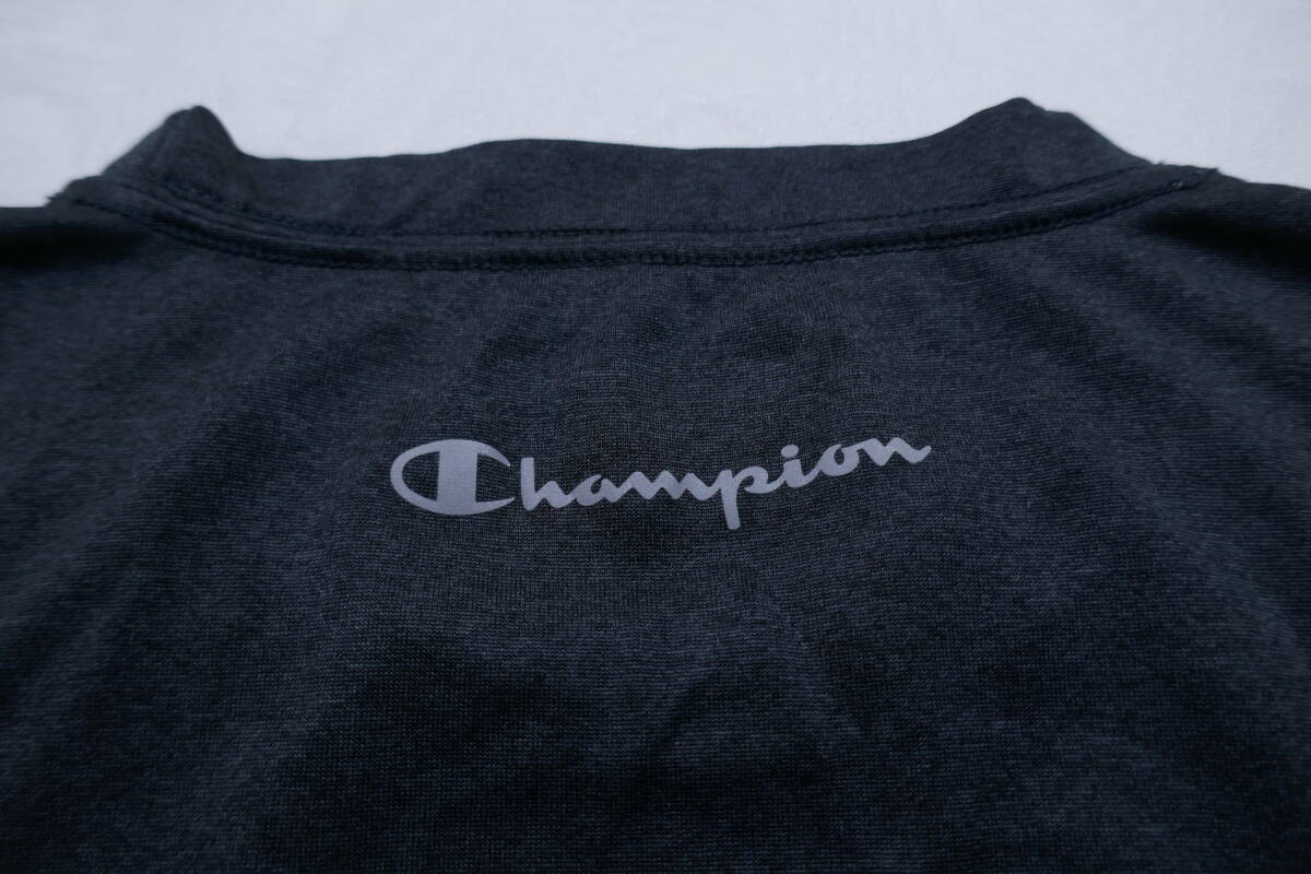  beautiful goods Champion Champion VAPOR black . close dark gray series polyester short sleeves wear size L