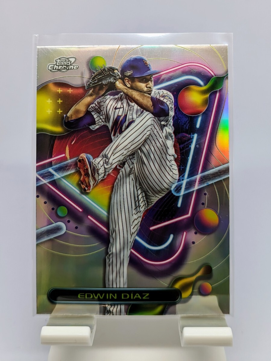 【1円スタート】Edwin Diaz - 2023 Topps Cosmic Chrome Refractor / Mets エドウィン・ディアスの画像1