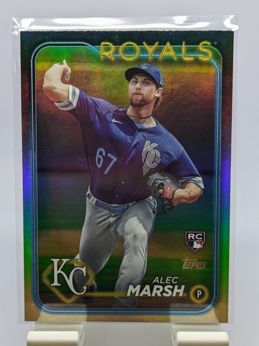 【1円スタート】2024 Topps Series 1 - Alec Marsh RC Rainbow Foil 含む Kansas City Royals 10枚セット の画像1