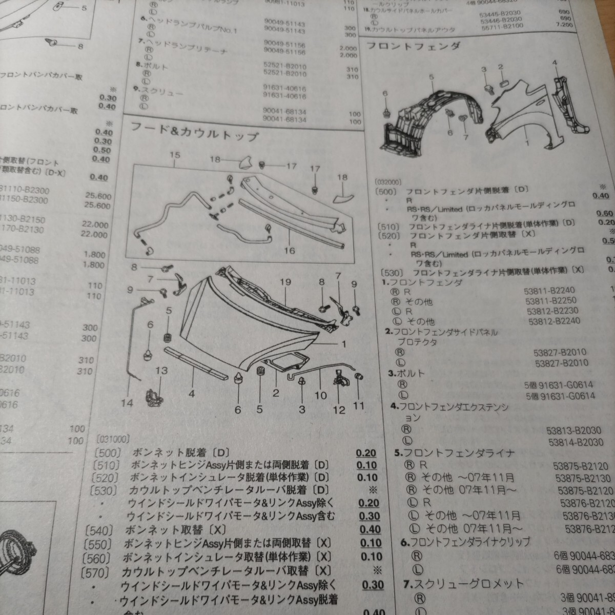 **[ parts guide ] Daihatsu Sonica (L405*415 series )H18.5~ 2010 year latter term version [ out of print * rare ]