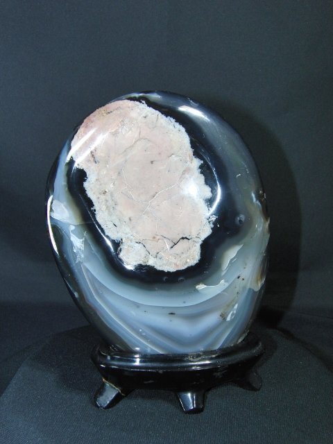 今月のお買い得品 CD-64 メノウ 瑪瑙 石鑑賞 石観賞 石鉱物 鑑賞石 天然石 飾り石 大型 約3.1kgの画像1
