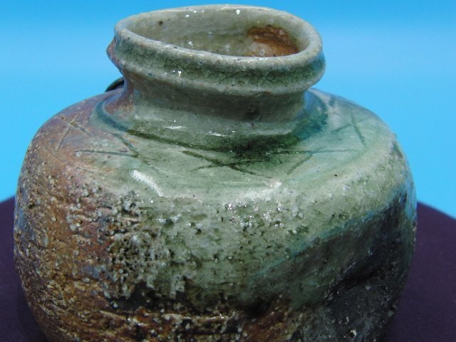 今月のお買い得品 YD-36 信楽焼 掛花入 花瓶 花器 花生 茶道具 華道 陶磁器の画像8