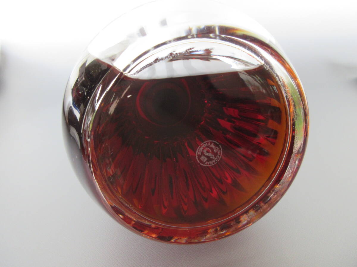 B37 古酒 未開栓【コニャック カミュ COGNAC CAMUS Baccarat バカラ クリスタル バカラボトル 700ml 40%】 の画像8