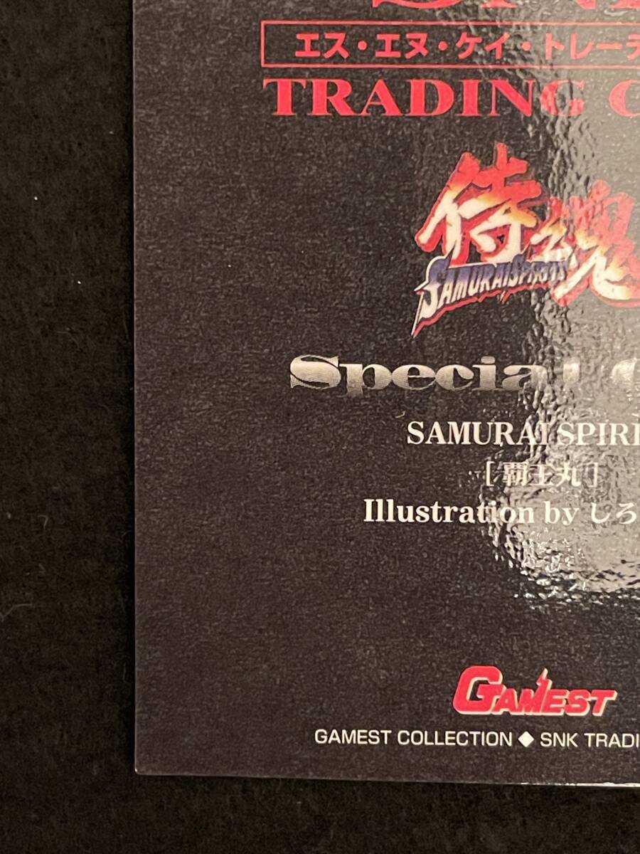 SNK トレーディングカード スペシャルカード 覇王丸 侍魂 SAMURAI SPIRITS ゲーメストコレクション GAMEST 新声社 しろー大野の画像9